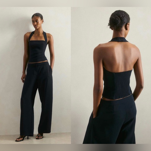 Wilfred Tops - Wilfred Whisper Halter Top - Crepette™ Sz  M